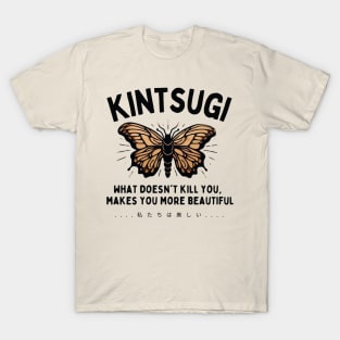 Kintsugi quote and art for japanese art lovers T-Shirt